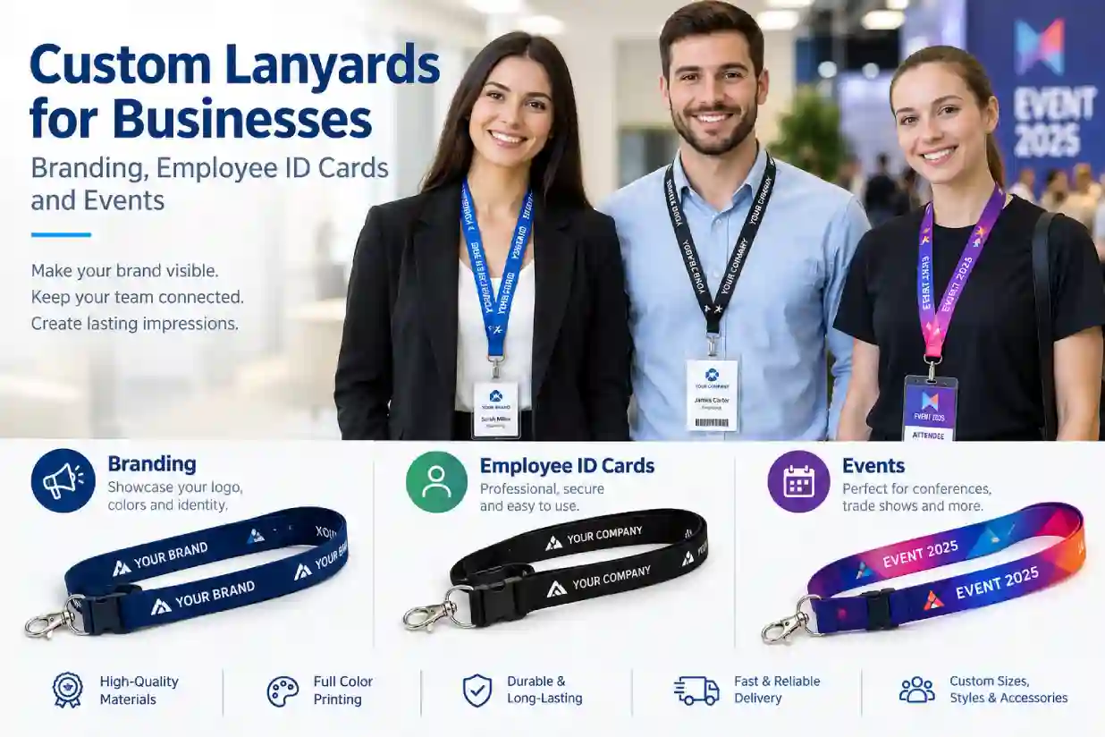 Custom Lanyards for Businesses: Branding, Employee ID Cards and Events